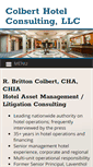 Mobile Screenshot of colberthotelconsulting.com